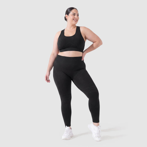 Sculpt 3D Lift & Smooth Leggings in Black, front