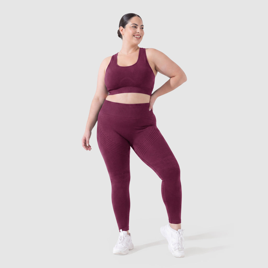 Sculpt 3D Lift & Smooth Leggings in Plum, front