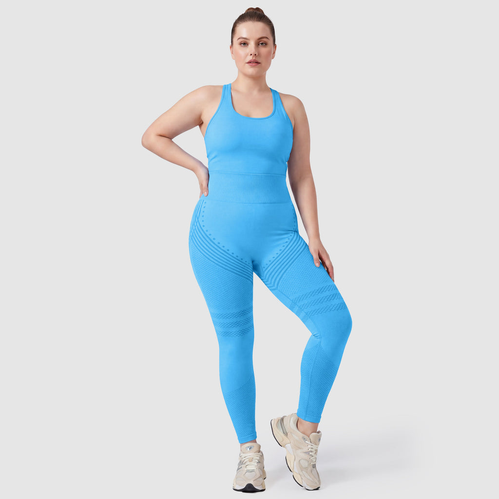 Sculpt 3D Lift & Smooth Leggings in Turquoise, front