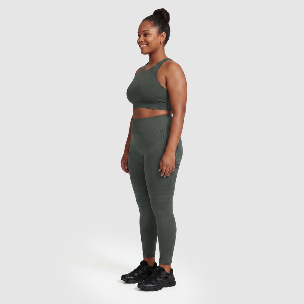 Sculpt 3D Lift & Smooth Leggings in Gray, side