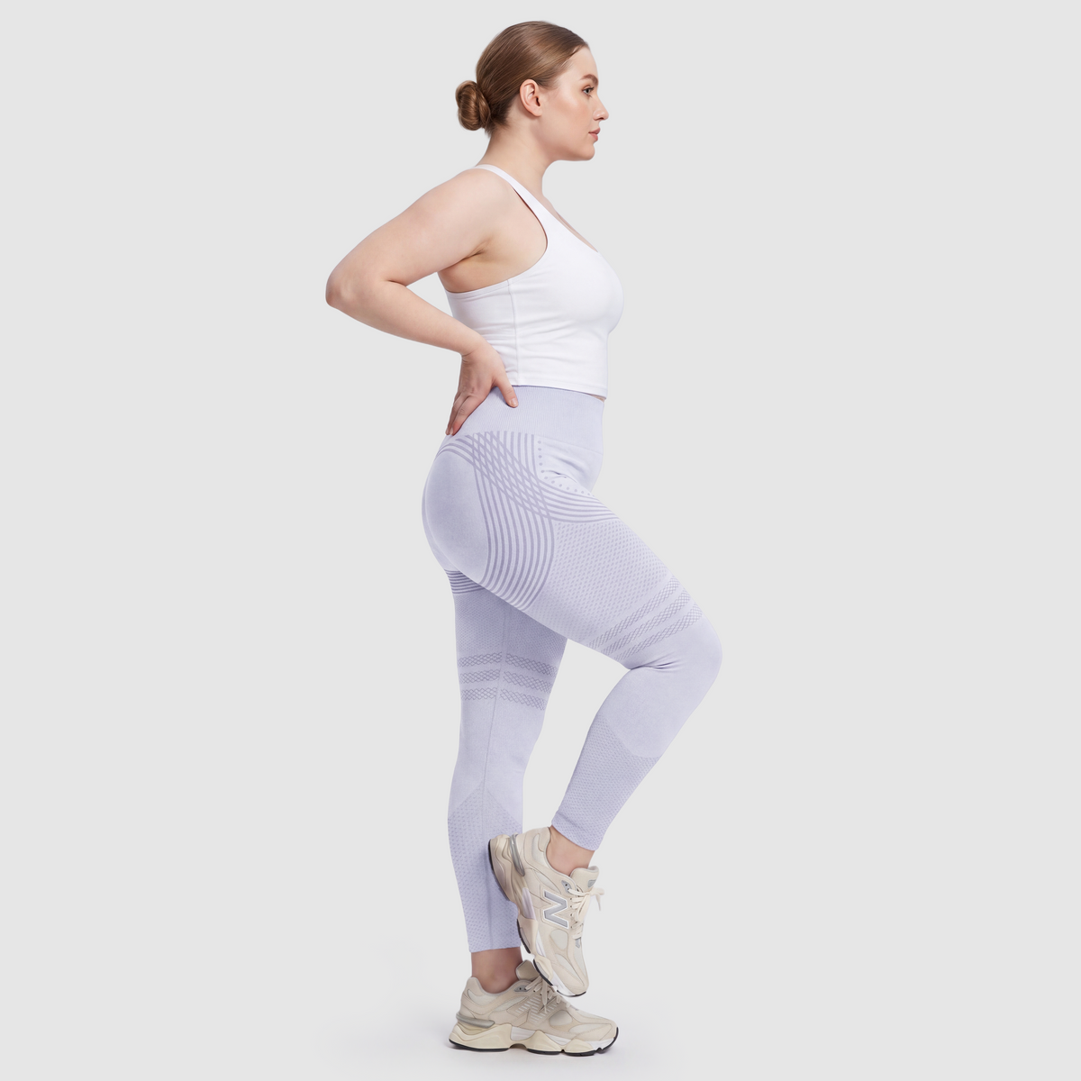 Sculpt 3D Lift & Smooth Leggings in Light blue